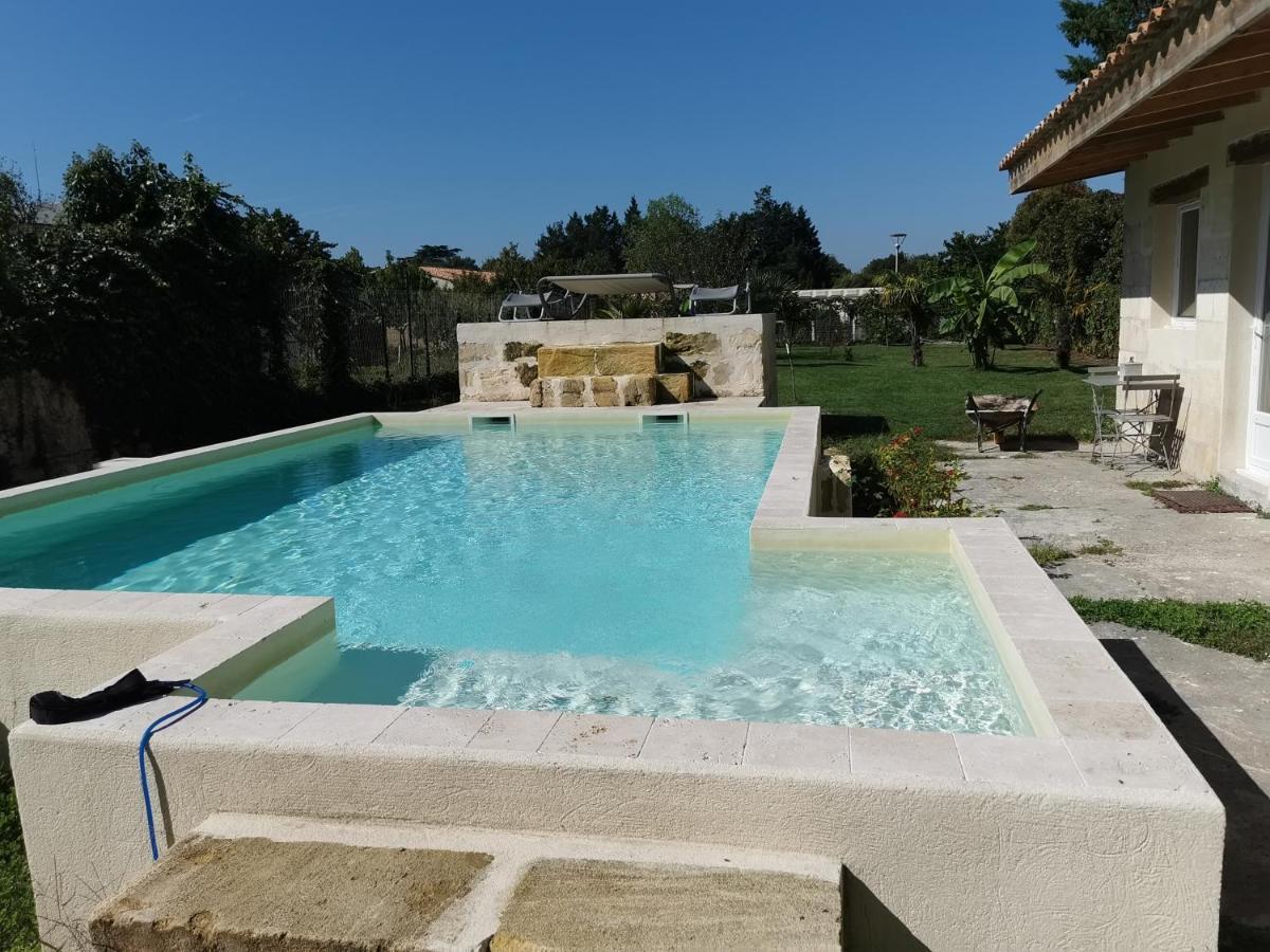 Jolie Villa Avec Piscine Dans Le St Emilionnais Sainte-Terre 外观 照片