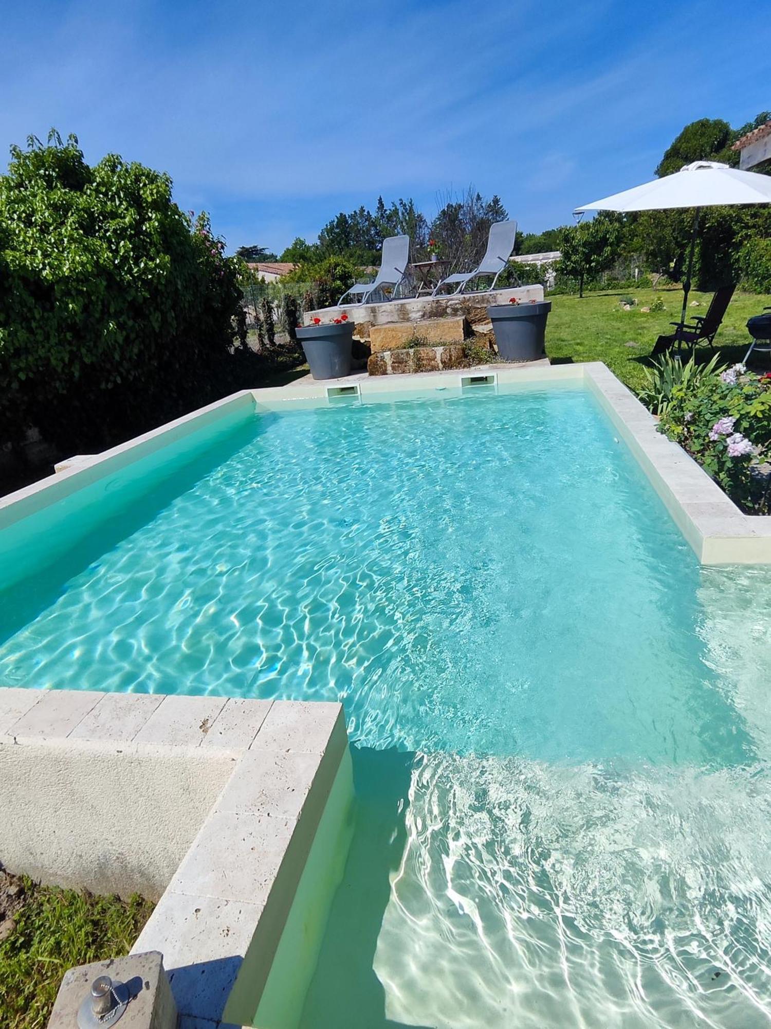 Jolie Villa Avec Piscine Dans Le St Emilionnais Sainte-Terre 外观 照片